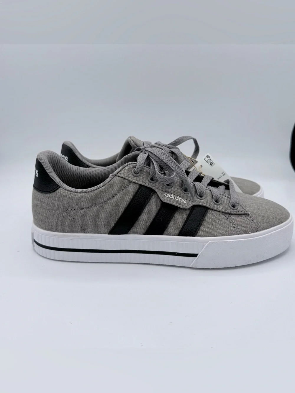 Adidas Daily 3.0 Skateboarding Sneaker — Grey/Black | Men’s Size 7 | NWT